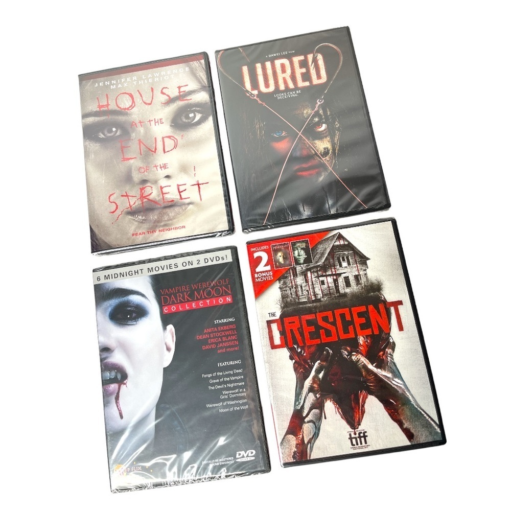 Horror Movies DVD 10 Shows Lot of 4 Halloween Scary Movies New Sealed